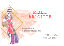 Mode Brigitte-Visitenkarte